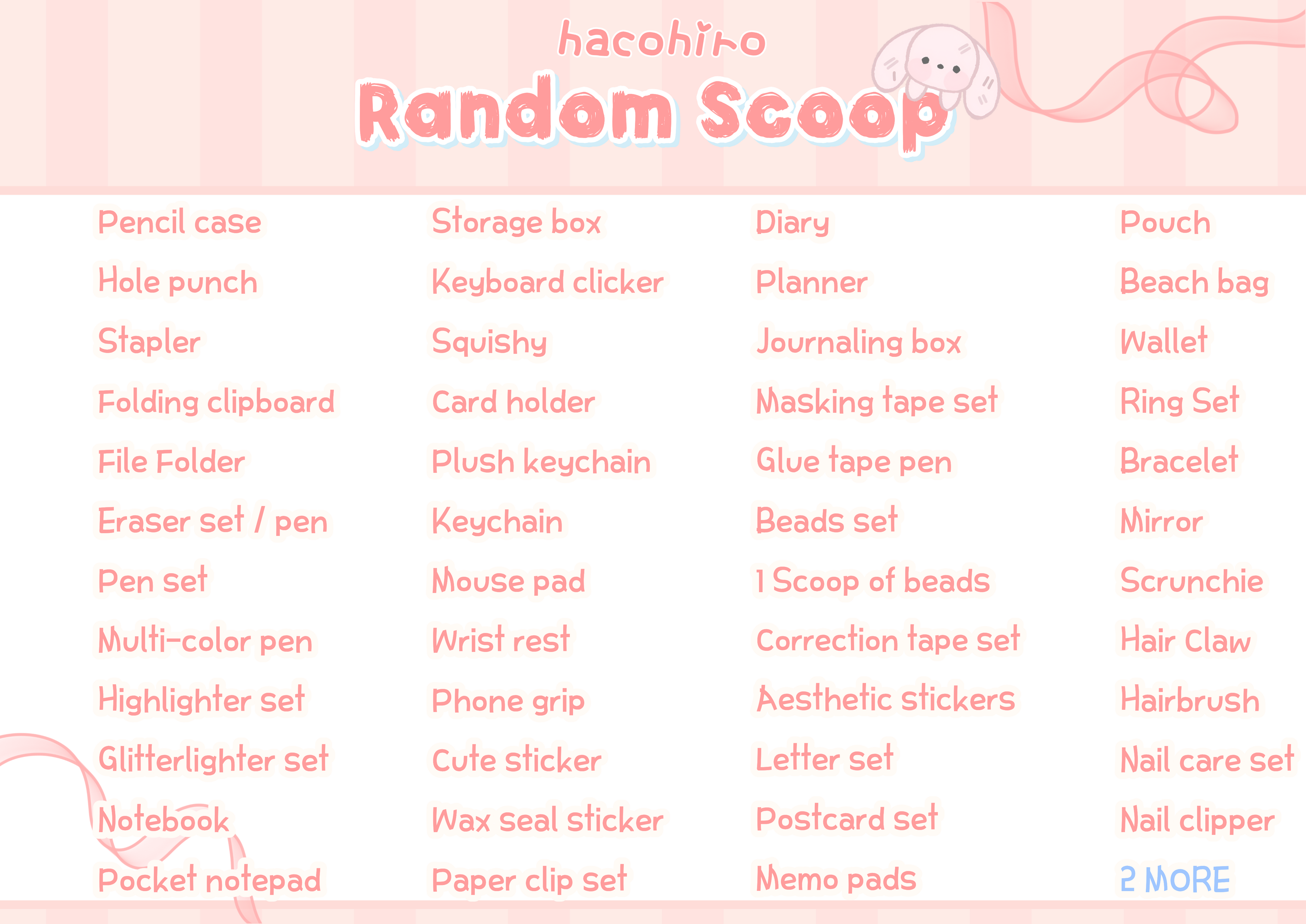 random scoop